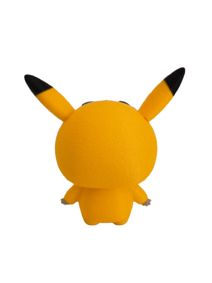 Labubu versión Pikachu en 3D