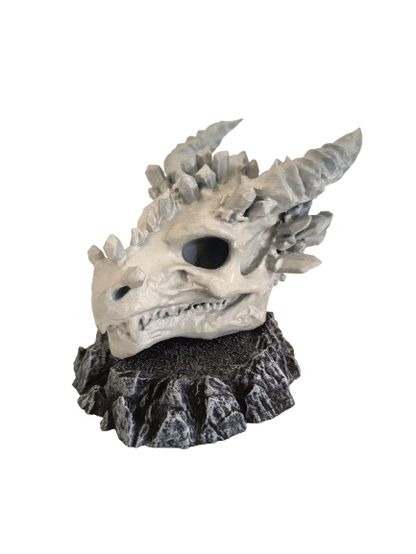 Figura Dragon con base de piedra