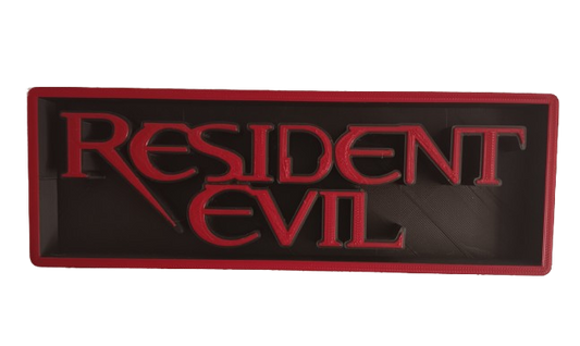 Logo en 3D Resident Evil