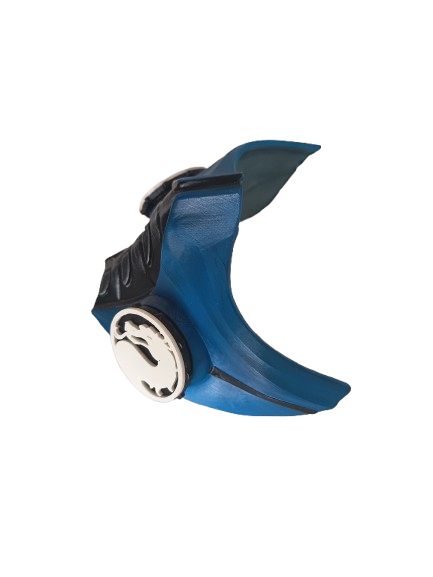 Máscara Azul en 3D – Estilo Sub-Zero