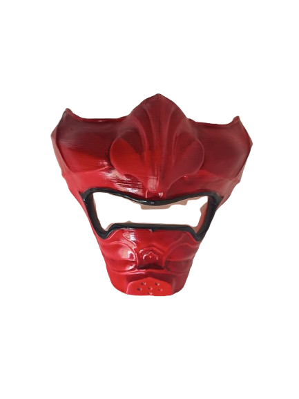 Máscara ONI Roja en 3D