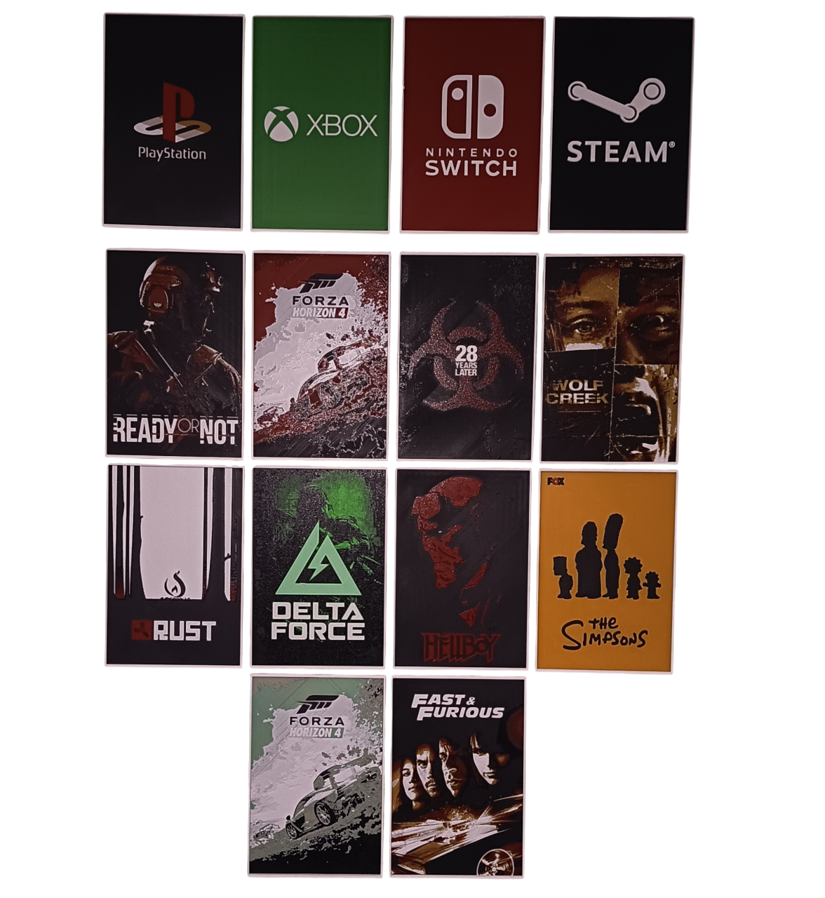 Cuadros en 3d de videojuegos y cine