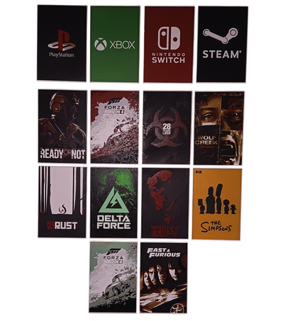 Cuadros en 3d de videojuegos y cine