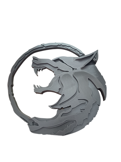 Medallón Decorativo Logo Witcher - Réplica