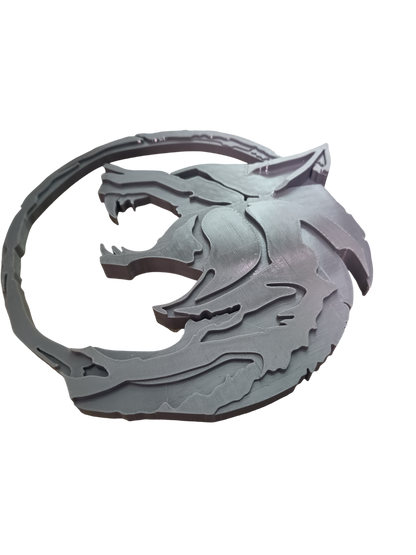 Medallón Decorativo Logo Witcher - Réplica