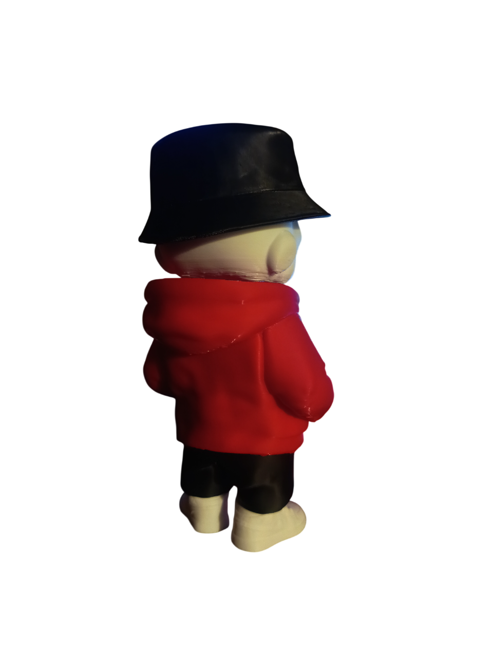 Figura Skull Street Hoodie — Decoración impresa en 3D