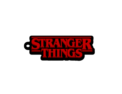 Llaveros 3D "Stranger Things" – Terror y nostalgia en tu bolsillo