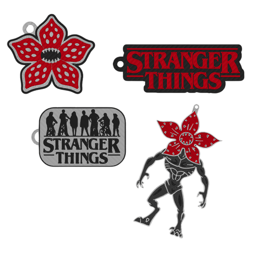 Llaveros 3D "Stranger Things" – Terror y nostalgia en tu bolsillo
